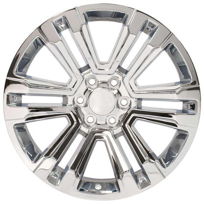 22" Replica Wheel CV44 Fits GMC Yukon 22x9 Chrome Wheel
