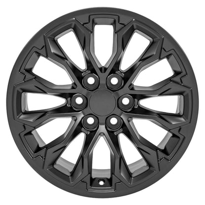 17" Replica Wheel CV54 Fits Chevrolet Colorado ZR2 17x8 Satin Black Wheel