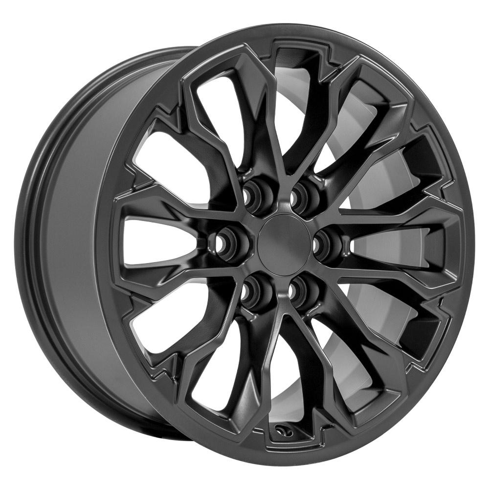 17" Replica Wheel CV54 Fits Chevrolet Colorado ZR2 17x8 Satin Black Wheel