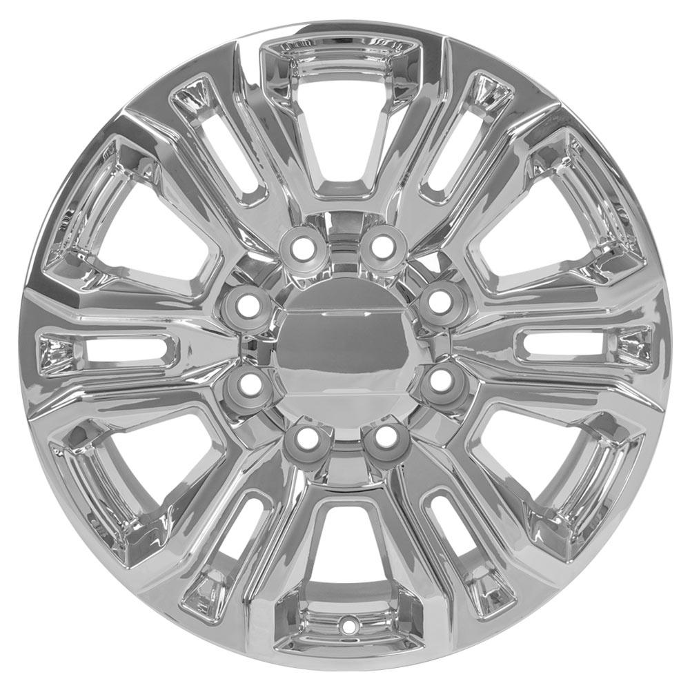 20" Replica Wheel CV70A Fits GMC Sierra 2500 3500 HD Denali 20x8.5 Chrome Wheel
