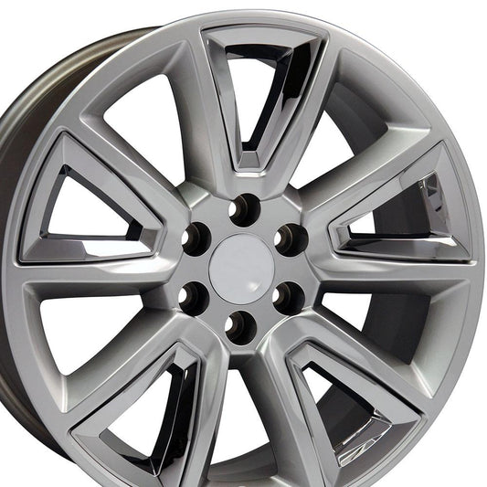 20" Replica Wheel CV73 Fits Chevrolet Tahoe 20x8.5 Hyper Wheel