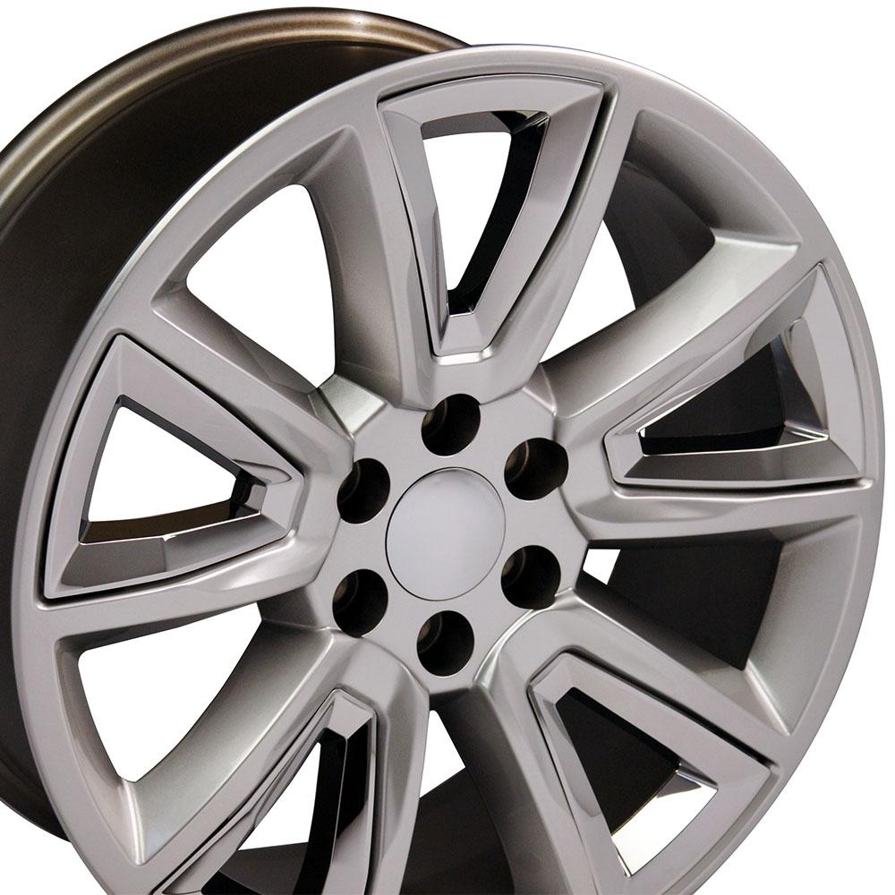 20" Replica Wheel CV73 Fits Chevrolet Tahoe 20x8.5 Hyper Wheel