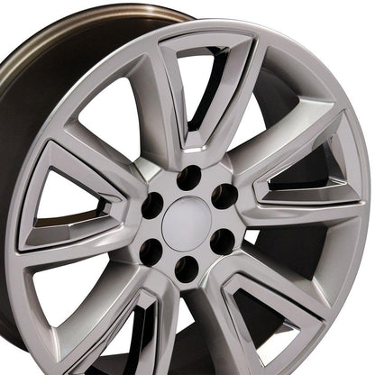 20" Replica Wheel CV73 Fits Chevrolet Tahoe 20x8.5 Hyper Wheel