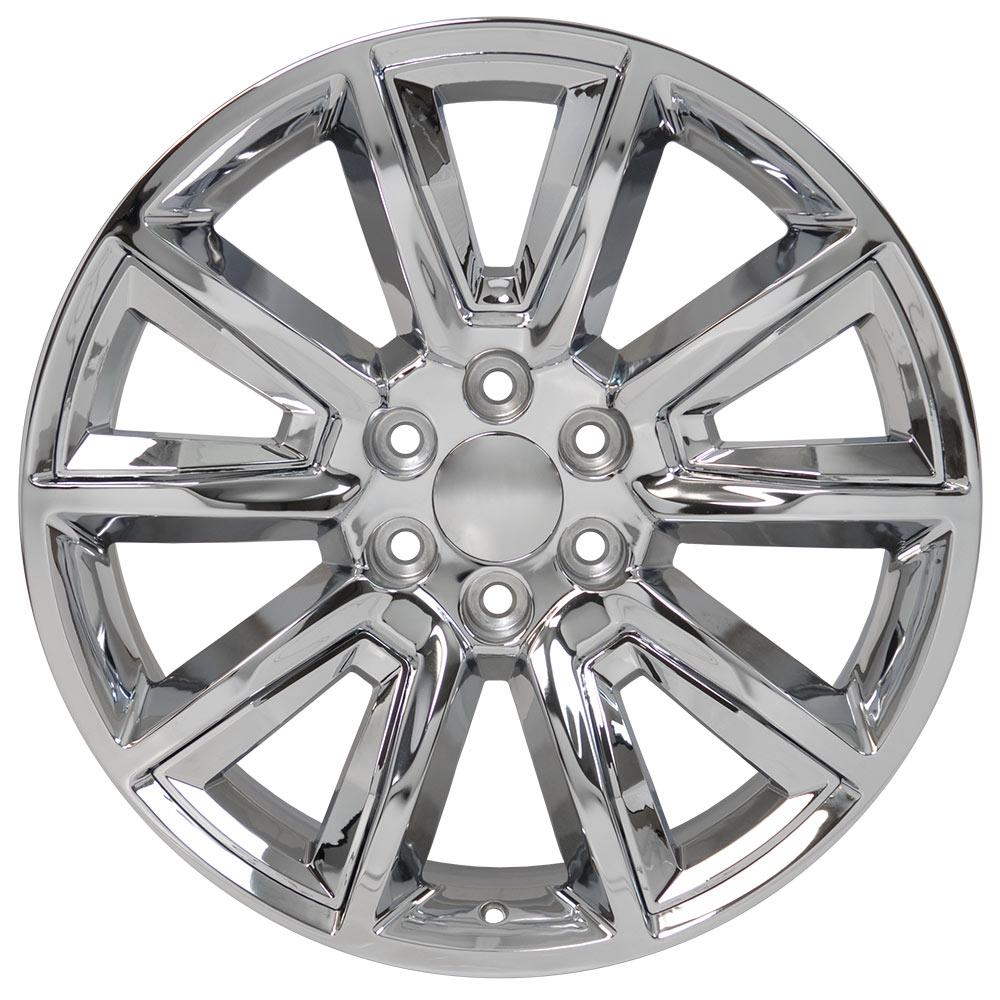 20" Replica Wheel CV73 Fits Chevrolet Tahoe 20x8.5 Chrome Wheel