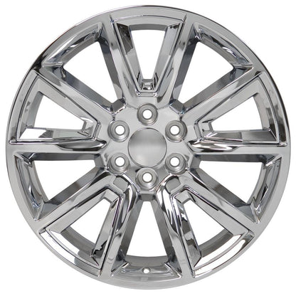20" Replica Wheel CV73 Fits Chevrolet Tahoe 20x8.5 Chrome Wheel