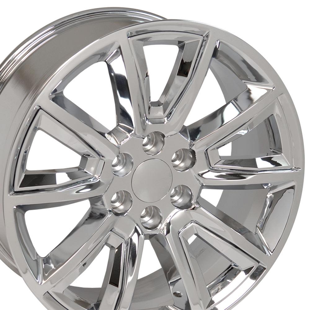 20" Replica Wheel CV73 Fits Chevrolet Tahoe 20x8.5 Chrome Wheel