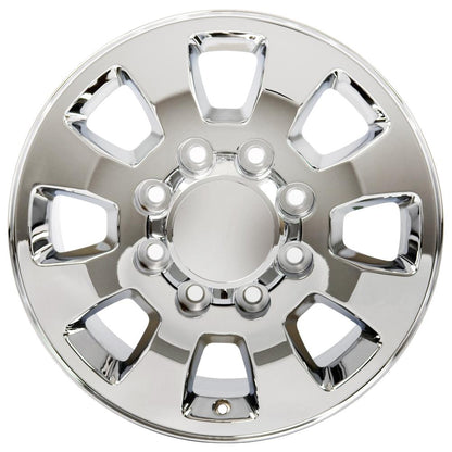 18" Replica Wheel CV75B Fits GMC Sierra 18x8 Chrome Wheel