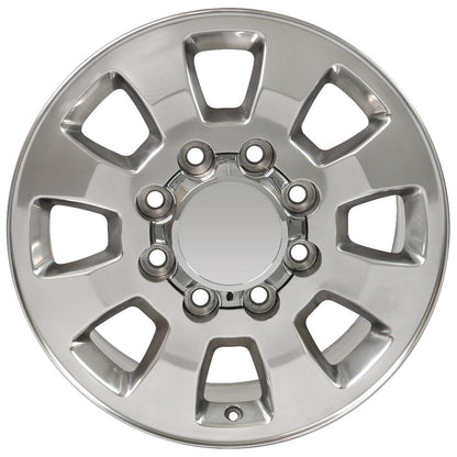 18" Replica Wheel CV75A Fits GMC Sierra 18x8 Polished Wheel