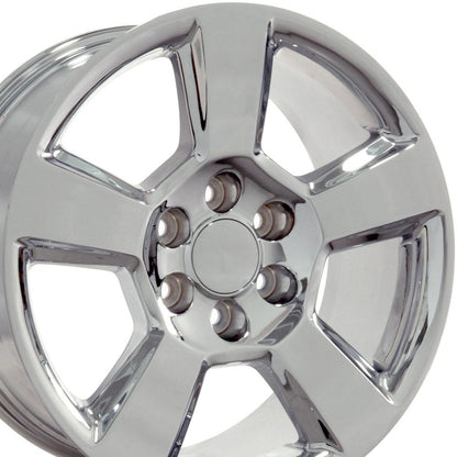20" Replica Wheel CV76 Fits Chevrolet Tahoe 20x9 Chrome Wheel