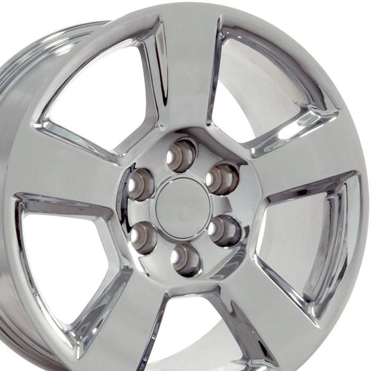 20" Replica Wheel CV76 Fits Chevrolet Tahoe 20x9 Chrome Wheel