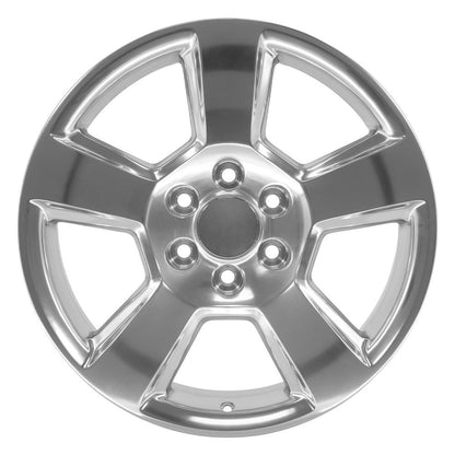 20" Replica Wheel CV76 Fits Chevrolet Tahoe 20x9 Polished Wheel