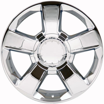 20" Replica Wheel CV79 Fits Chevrolet 20x8.5 Chrome Wheel