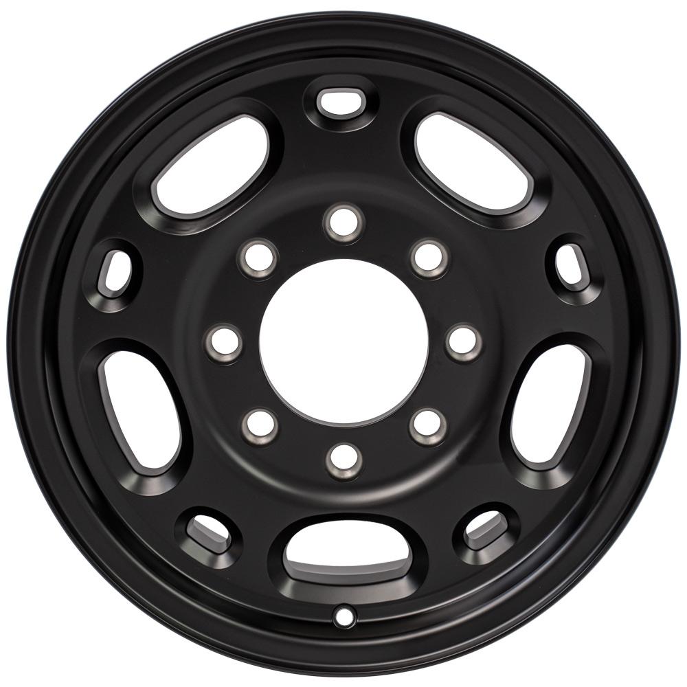 16" Replica Wheel CV82 Fits Chevrolet 8 Lug Suburban 16x6.5 Black Wheel
