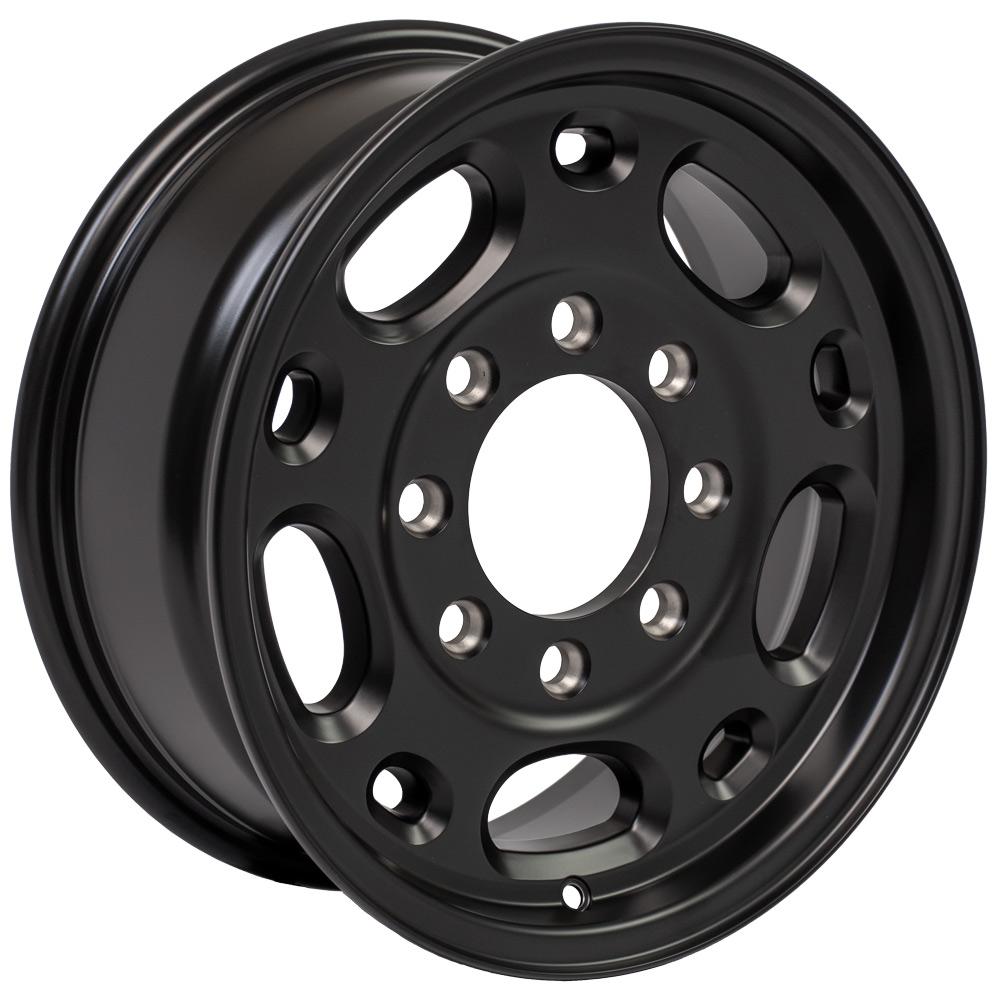 16" Replica Wheel CV82 Fits Chevrolet 8 Lug Suburban 16x6.5 Black Wheel