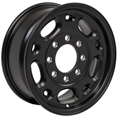 16" Replica Wheel CV82 Fits Chevrolet 8 Lug Suburban 16x6.5 Black Wheel