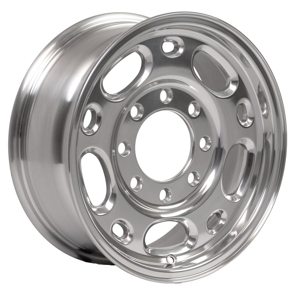 16" Replica Wheel CV82 Fits Chevrolet 8 Lug Suburban 16x6.5 Polished Wheel