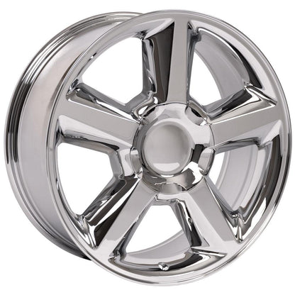20" Replica Wheel CV83 Fits Chevrolet Tahoe 20x8.5 Chrome Wheel