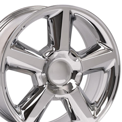 20" Replica Wheel CV83 Fits Chevrolet Tahoe 20x8.5 Chrome Wheel