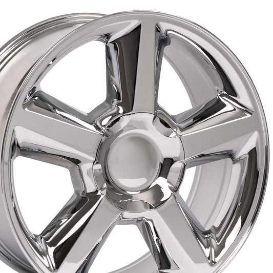 20" Replica Wheel CV83 Fits Chevrolet Tahoe 20x8.5 Chrome Wheel