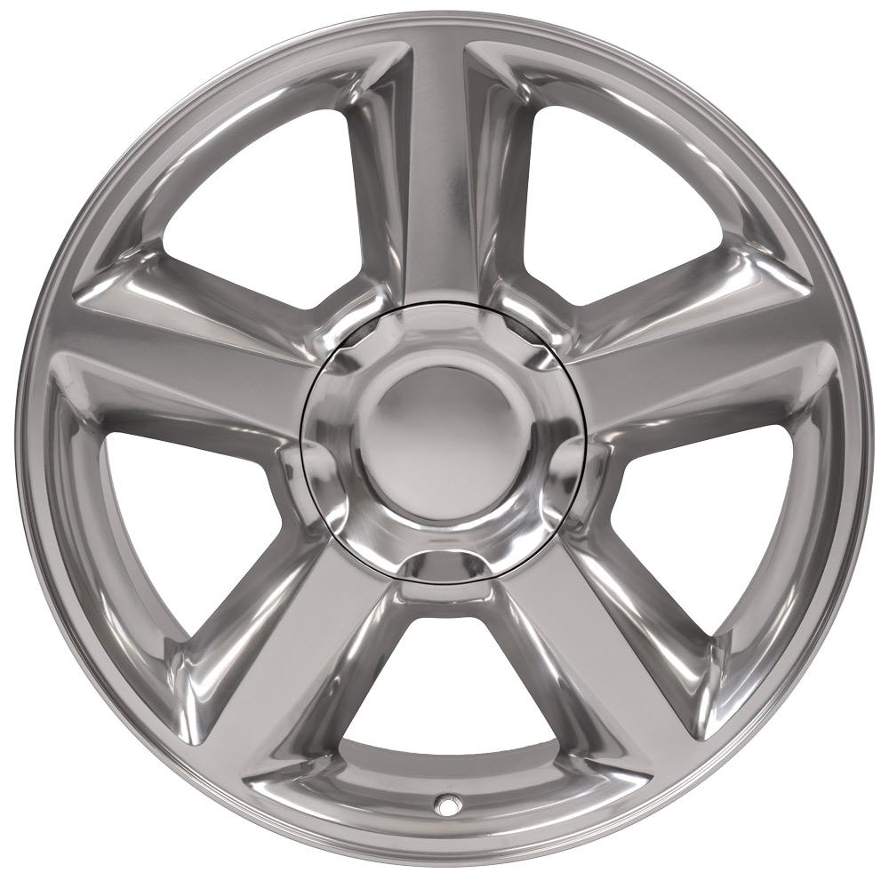 20" Replica Wheel CV83 Fits Chevrolet Tahoe 20x8.5 Polished Wheel