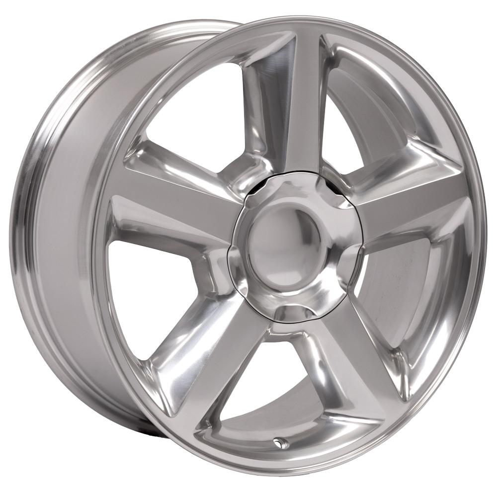 20" Replica Wheel CV83 Fits Chevrolet Tahoe 20x8.5 Polished Wheel
