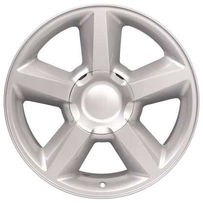 20" Replica Wheel CV83 Fits Chevrolet Tahoe 20x8.5 Silver Wheel