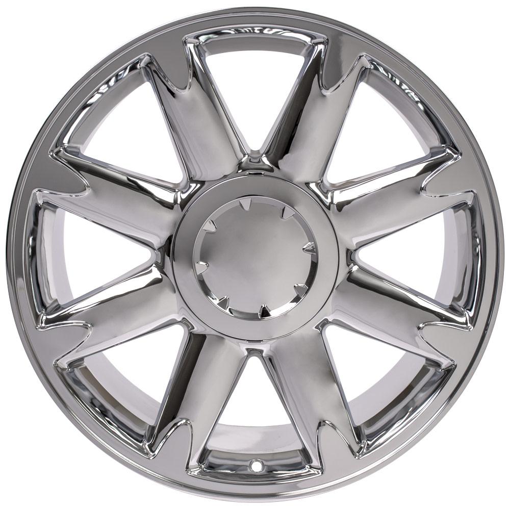 20" Replica Wheel CV85 Fits GMC Sierra 20x8.5 Chrome Wheel