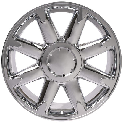 20" Replica Wheel CV85 Fits GMC Sierra 20x8.5 Chrome Wheel