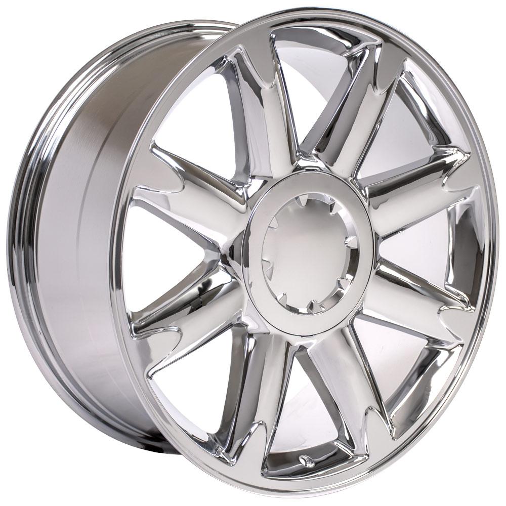 20" Replica Wheel CV85 Fits GMC Sierra 20x8.5 Chrome Wheel