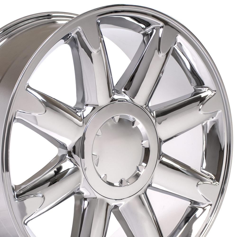 20" Replica Wheel CV85 Fits GMC Sierra 20x8.5 Chrome Wheel