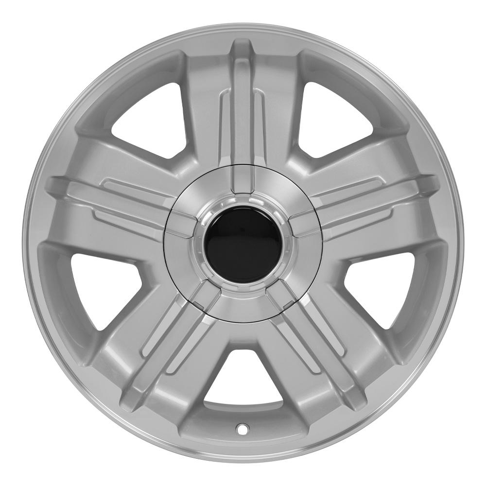 18" Replica Wheel CV88 Fits Chevrolet 18x8 Silver Wheel