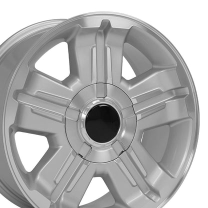18" Replica Wheel CV88 Fits Chevrolet 18x8 Silver Wheel