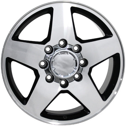 20" Replica Wheel CV91A 8 Lug Fits Chevrolet 20x8.5 Machined Wheel