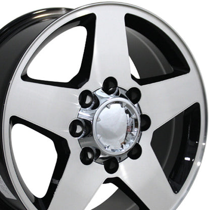 20" Replica Wheel CV91A 8 Lug Fits Chevrolet 20x8.5 Machined Wheel