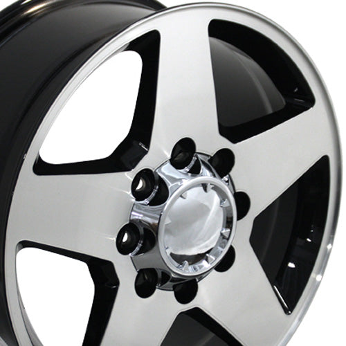 20" Replica Wheel CV91A 8 Lug Fits Chevrolet 20x8.5 Machined Wheel