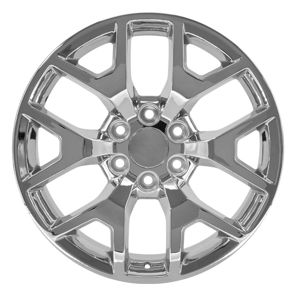 20" Replica Wheel CV92 Fits GMC Sierra 20x9 Chrome Wheel