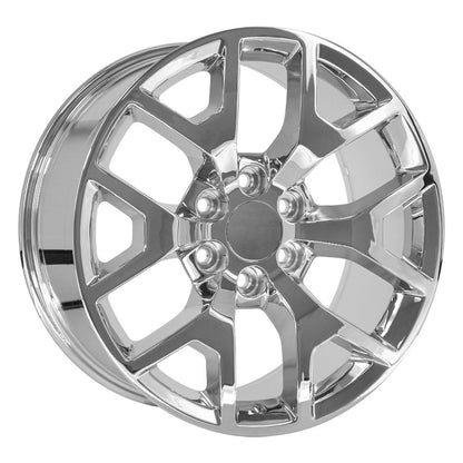 20" Replica Wheel CV92 Fits GMC Sierra 20x9 Chrome Wheel