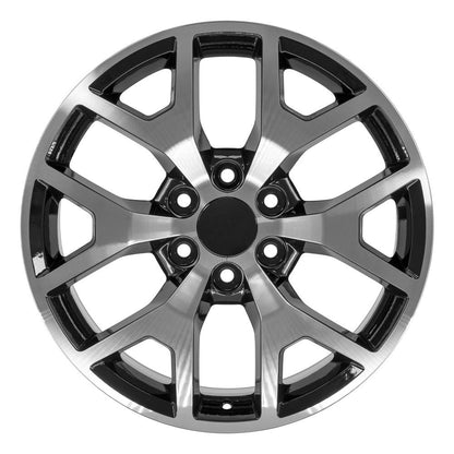 20" Replica Wheel CV92 Fits GMC Sierra 20x9 Machined Wheel