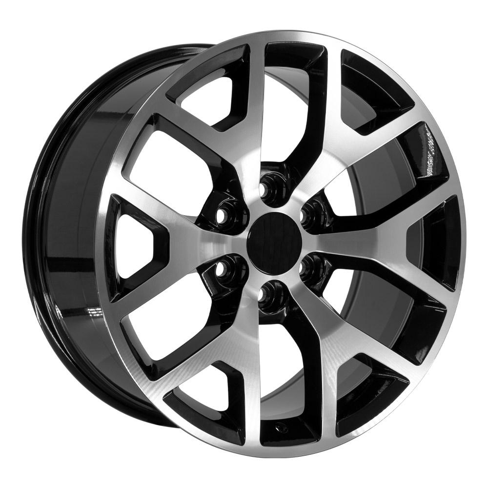 20" Replica Wheel CV92 Fits GMC Sierra 20x9 Machined Wheel