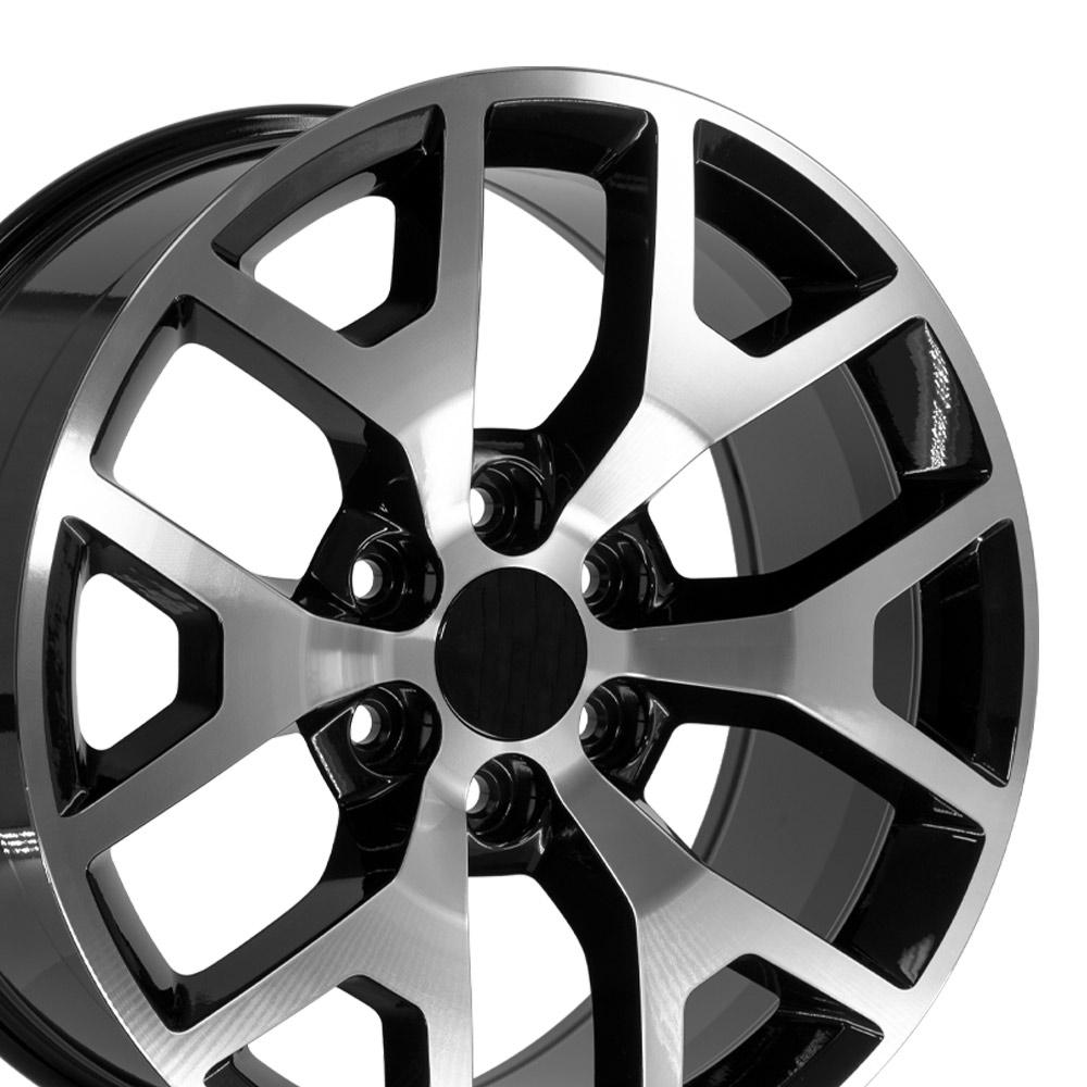20" Replica Wheel CV92 Fits GMC Sierra 20x9 Machined Wheel