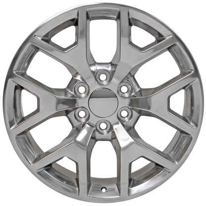 20" Replica Wheel CV92 Fits GMC Sierra 20x9 Polished Wheel