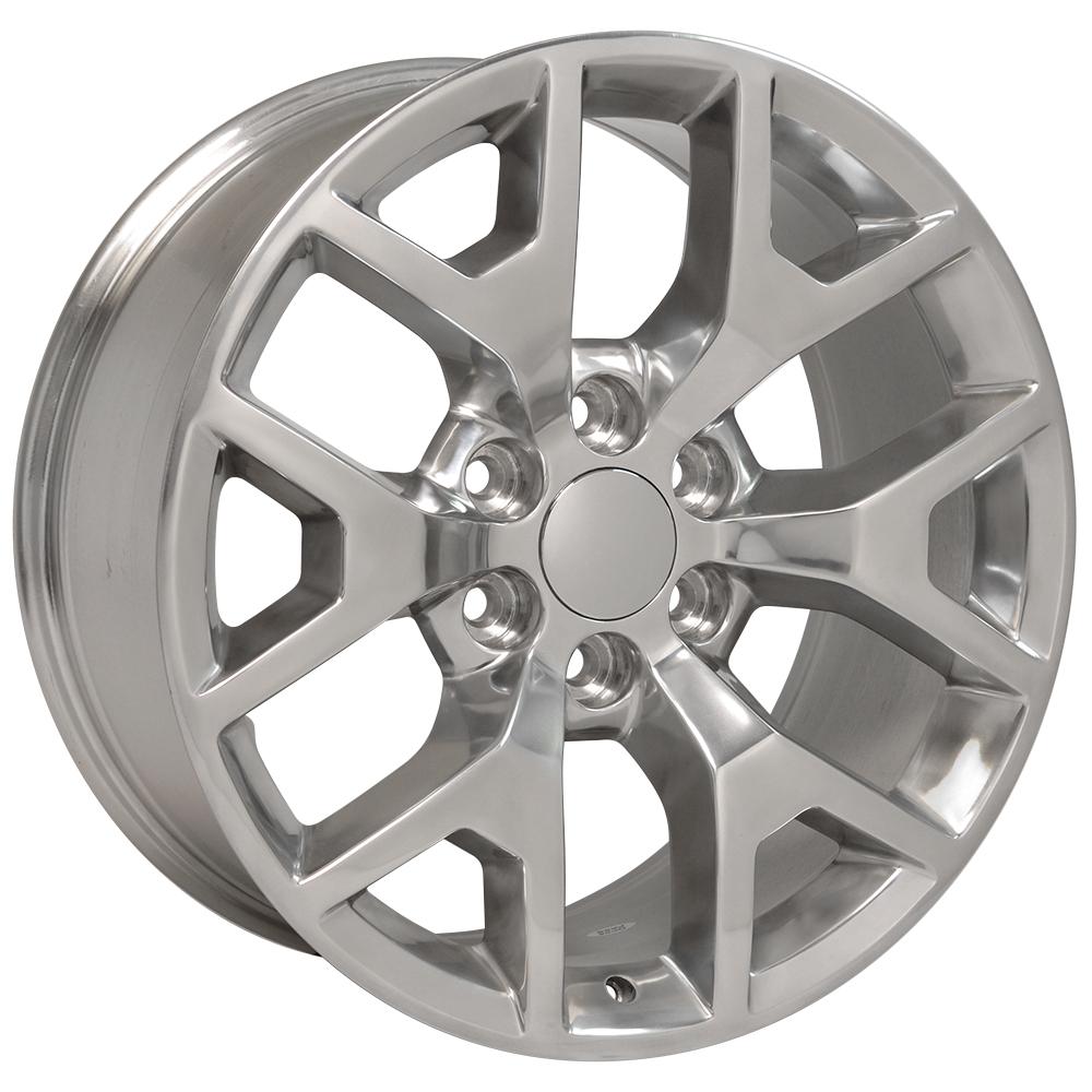 20" Replica Wheel CV92 Fits GMC Sierra 20x9 Polished Wheel