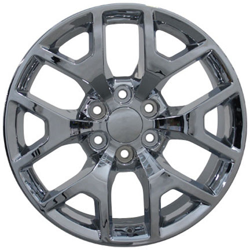22" Replica Wheel CV92 Fits GMC Sierra 22x9 Chrome Wheel