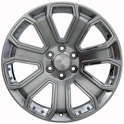 20" Replica Wheel CV93 Fits Chevrolet Silverado 20x8.5 Hyper Wheel