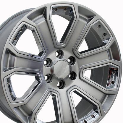 20" Replica Wheel CV93 Fits Chevrolet Silverado 20x8.5 Hyper Wheel