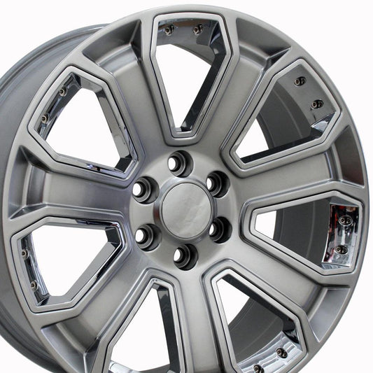 20" Replica Wheel CV93 Fits Chevrolet Silverado 20x8.5 Hyper Wheel