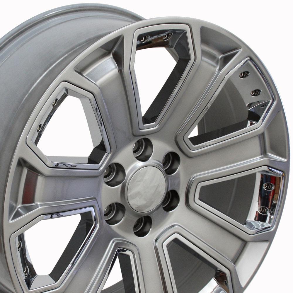 20" Replica Wheel CV93 Fits Chevrolet Silverado 20x8.5 Hyper Wheel