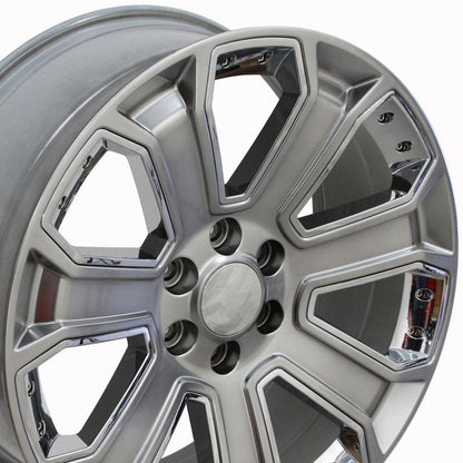 20" Replica Wheel CV93 Fits Chevrolet Silverado 20x8.5 Hyper Wheel