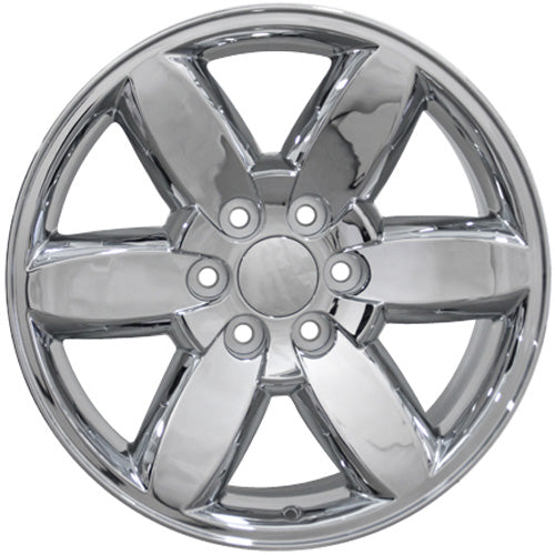 20" Replica Wheel CV94 Fits Chevrolet Silverado 20x8.5 Chrome Wheel