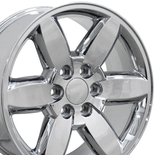 20" Replica Wheel CV94 Fits Chevrolet Silverado 20x8.5 Chrome Wheel